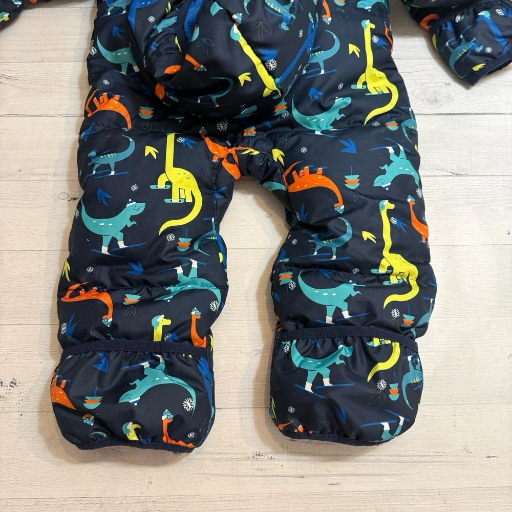 Columbia Baby‎ Boy Snuggly Bunny down Bunting colorful dinosaur 18/24 months